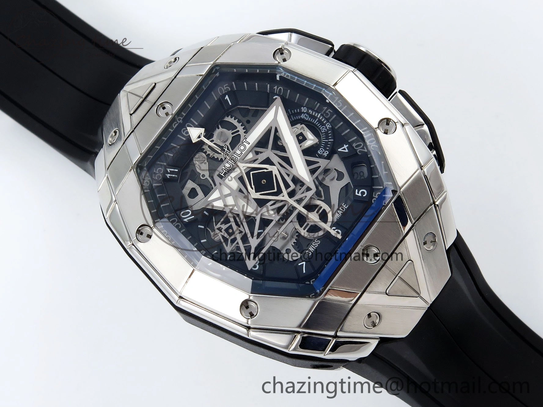 Hublot Spirit Of Big Bang 42mm SS RU Skeleton Dial BLSF HUB Snug 6736