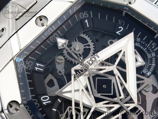 Hublot Spirit Of Big Bang 42mm SS RU Skeleton Dial BLSF HUB Snug 6736