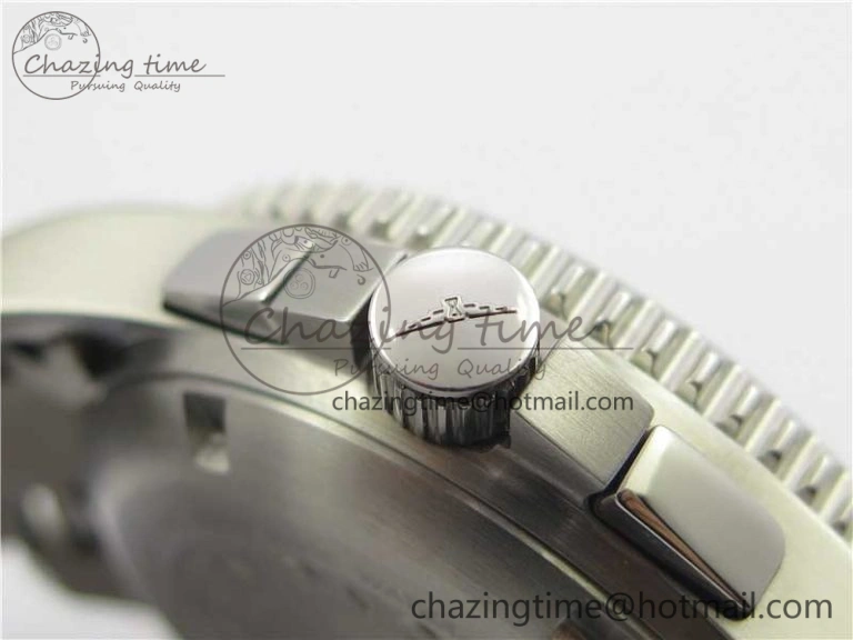 Refined HydroConquest Chrono SS Black Ceramic Bezel OXF Best Edition Black Dial on SS Bracelet A 7578