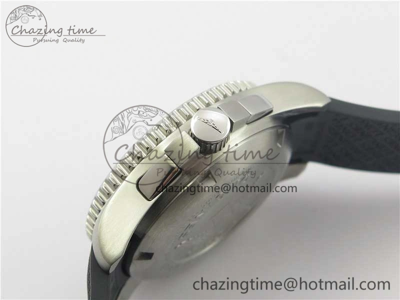 Resilient HydroConquest Chrono SS Blue Ceramic Bezel OXF Best Edition Blue Dial on Blue Rubber Strap A 7576