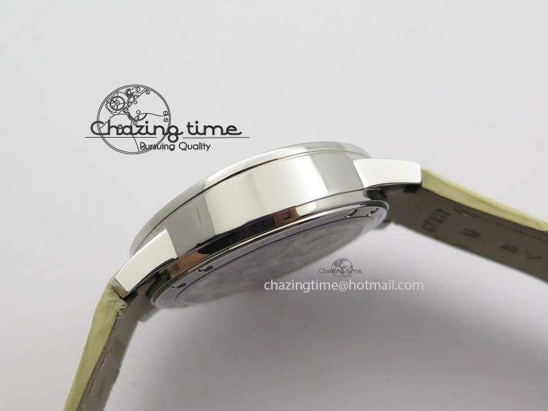 ModernLook I Giardini Di Bulgari Tourbillon Full Paved Diamonds SS Diamonds Dial On Beige Leather Strap 5840