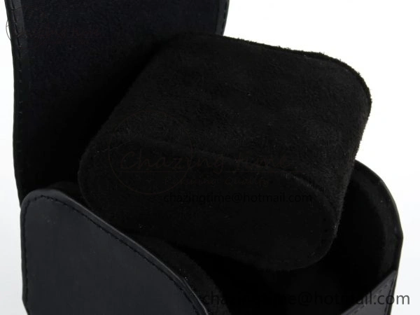 Sleek IWC BLACK LEATHER TRAVEL BOX 7085