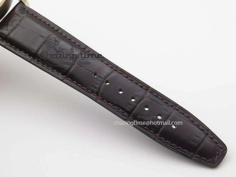 QuickDry Ingenieur St.Laureus MKF 1:1 V2 Best Edition RG Brown Dial On Brown Leather Strap A 7356