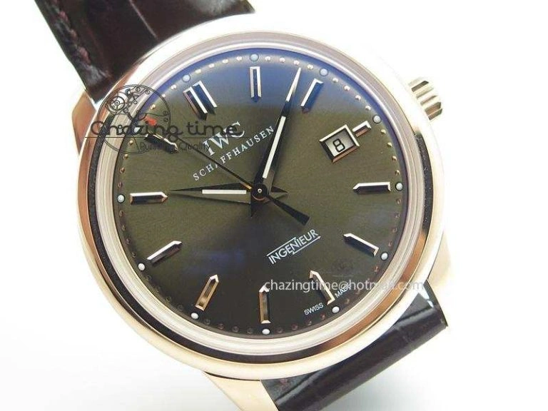 QuickDry Ingenieur St.Laureus MKF 1:1 V2 Best Edition RG Brown Dial On Brown Leather Strap A 7356