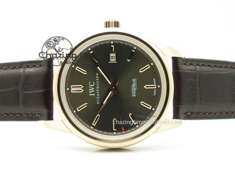 QuickDry Ingenieur St.Laureus MKF 1:1 V2 Best Edition RG Brown Dial On Brown Leather Strap A 7356