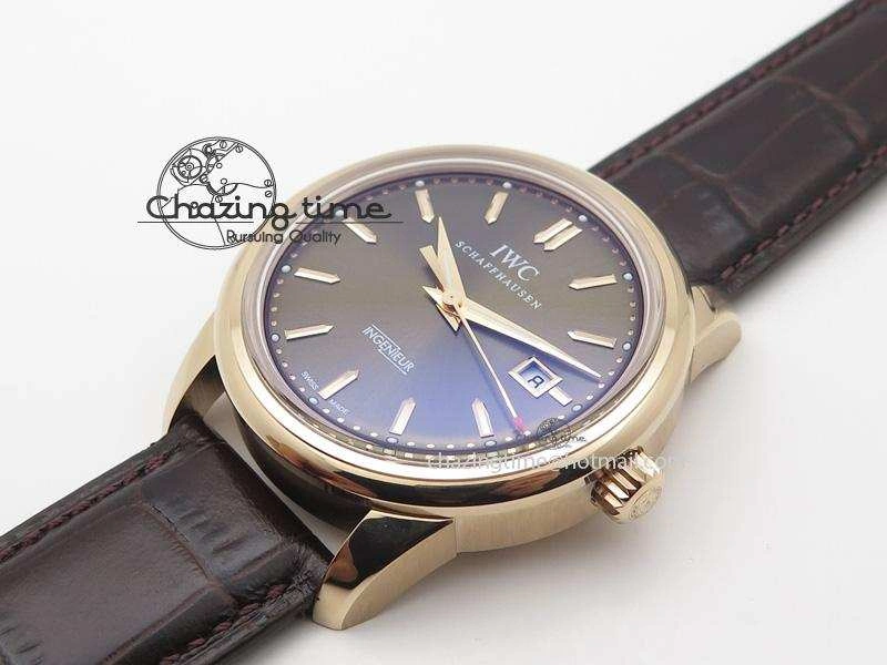 QuickDry Ingenieur St.Laureus MKF 1:1 V2 Best Edition RG Brown Dial On Brown Leather Strap A 7356