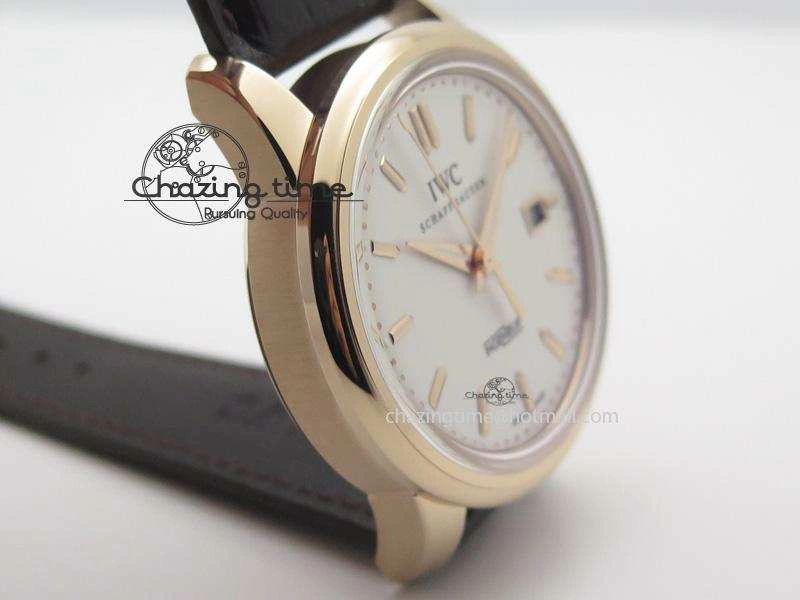 Ingenieur St.Laureus MKF 1:1 V2 Best Edition RG White Dial On Brown Leather Strap A Minimalist 7354