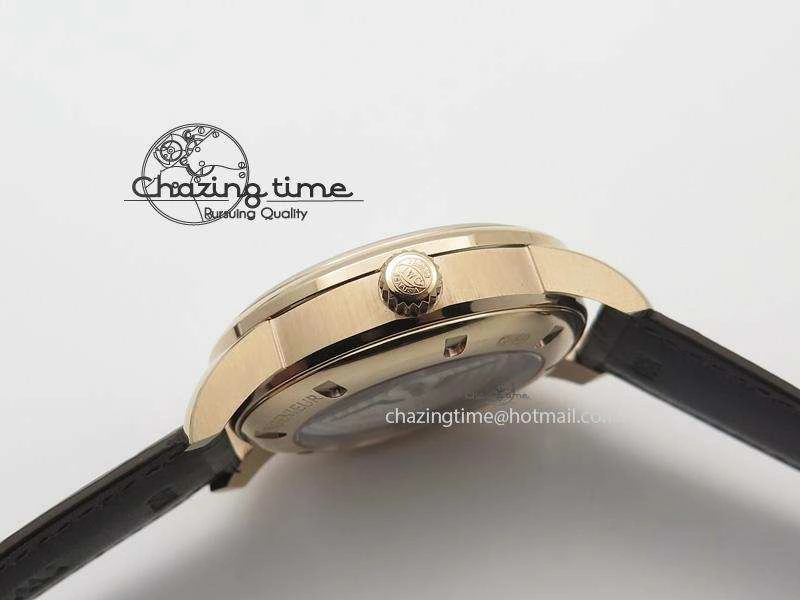 Ingenieur St.Laureus MKF 1:1 V2 Best Edition RG White Dial On Brown Leather Strap A Minimalist 7354