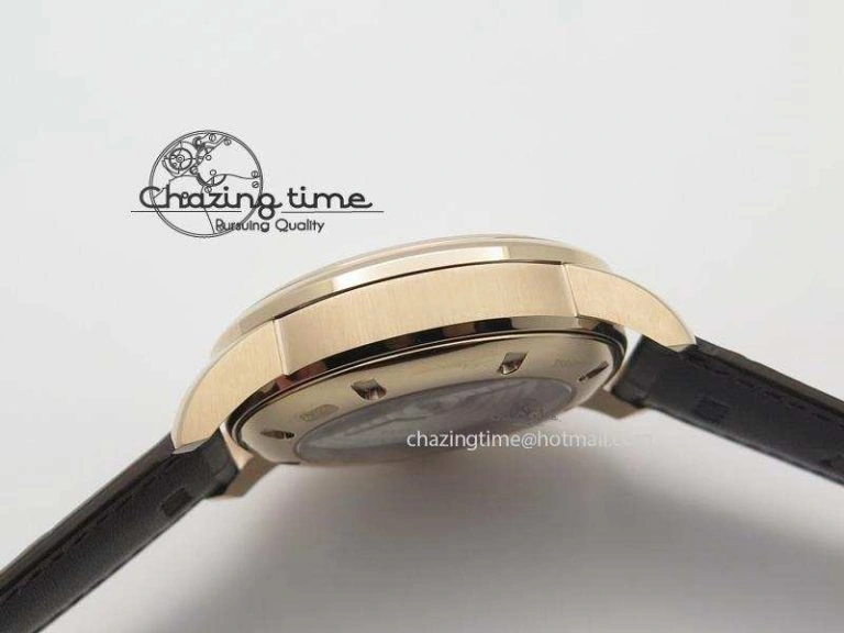 Ingenieur St.Laureus MKF 1:1 V2 Best Edition RG White Dial On Brown Leather Strap A Minimalist 7354