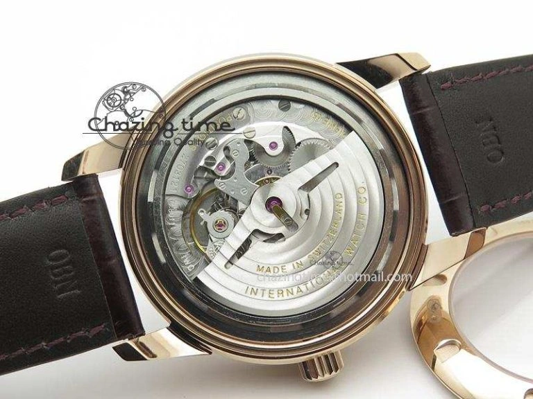 Ingenieur St.Laureus MKF 1:1 V2 Best Edition RG White Dial On Brown Leather Strap A Minimalist 7354