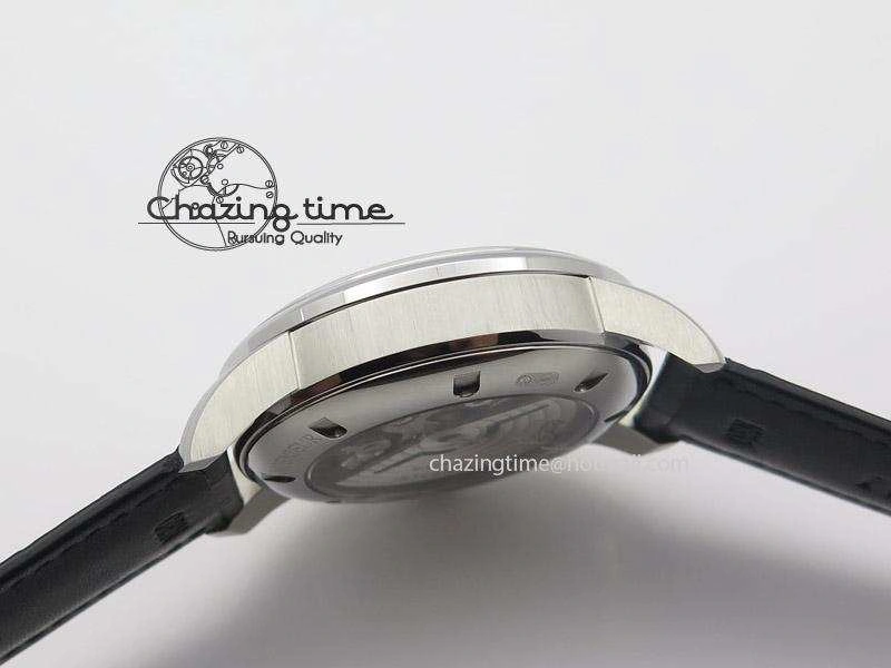 Reliable Ingeniuer St.Laurens SS Black Dial MK 1:1 Best Edition On Black Leather Strap  A 7367
