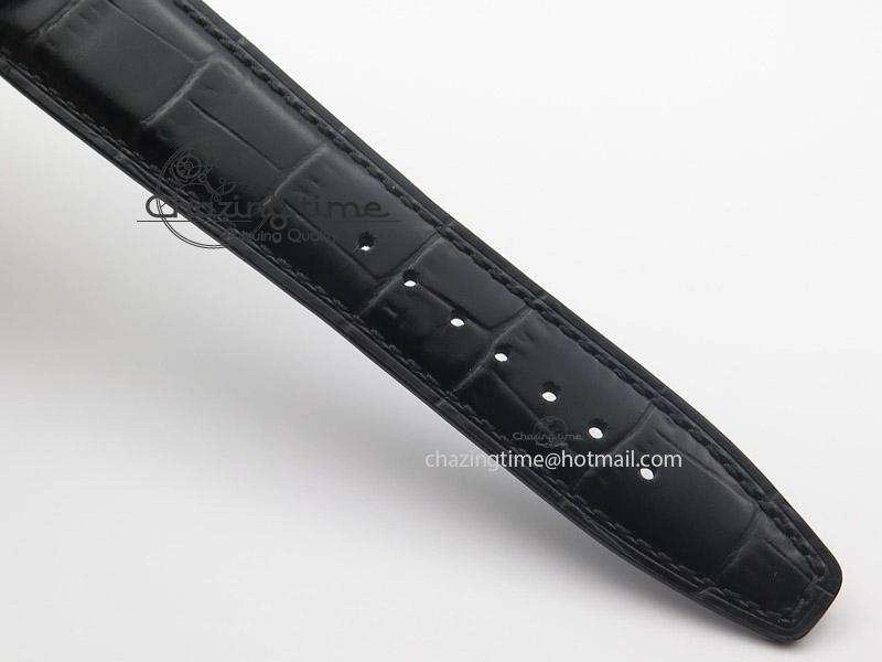 Reliable Ingeniuer St.Laurens SS Black Dial MK 1:1 Best Edition On Black Leather Strap  A 7367