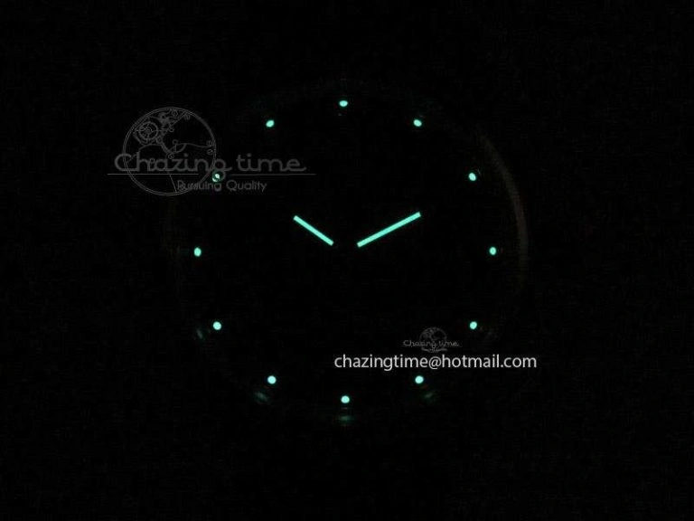 Reliable Ingeniuer St.Laurens SS Black Dial MK 1:1 Best Edition On Black Leather Strap  A 7367
