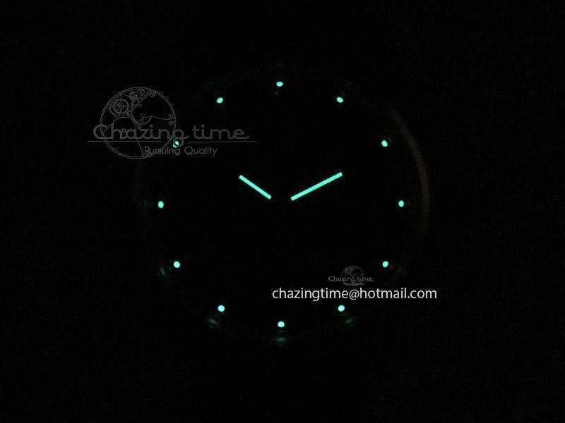 Ingeniuer St.Laurens SS Blue Dial MK 1:1 Best Edition On Black Leather Strap A BestValue 7366