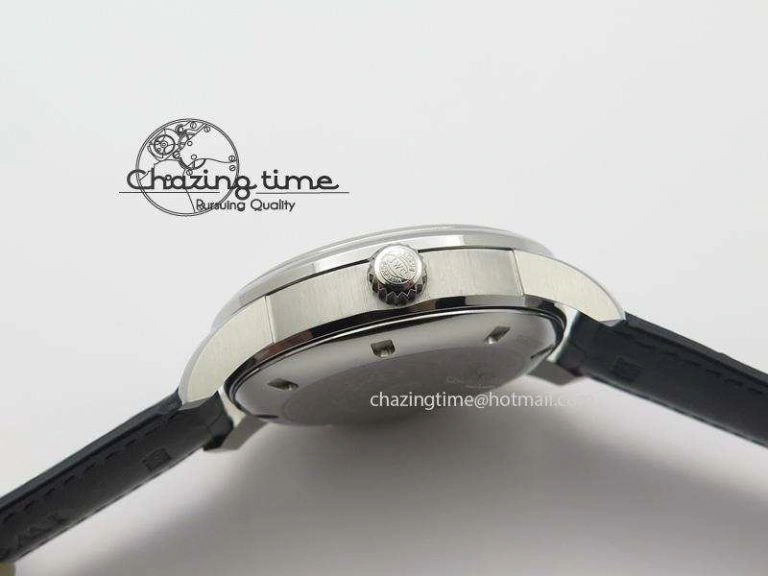 Ingeniuer St.Laurens SS Blue Dial MKF 1:1 V2 Best Edition On Black Leather Strap A UrbanStyle 7353