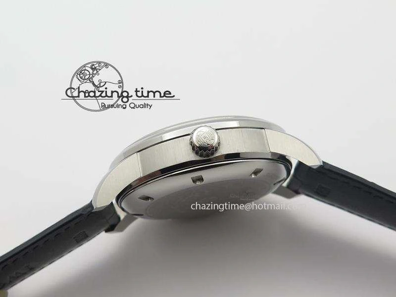 Ingeniuer St.Laurens SS Blue Dial MKF 1:1 V2 Best Edition On Black Leather Strap A UrbanStyle 7353