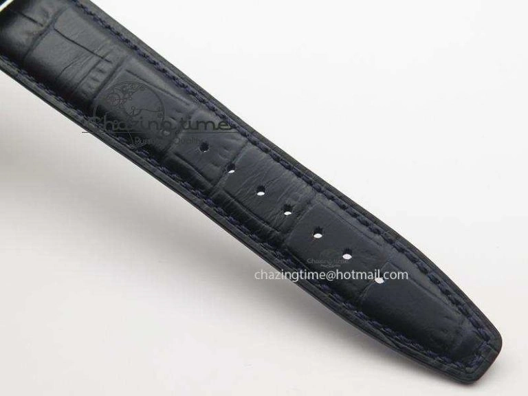 Ingeniuer St.Laurens SS Blue Dial MKF 1:1 V2 Best Edition On Black Leather Strap A UrbanStyle 7353