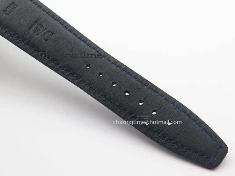 Ingeniuer St.Laurens SS Blue Dial MKF 1:1 V2 Best Edition On Black Leather Strap A UrbanStyle 7353