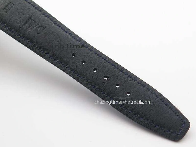 Ingeniuer St.Laurens SS Blue Dial MKF 1:1 V2 Best Edition On Black Leather Strap A UrbanStyle 7353