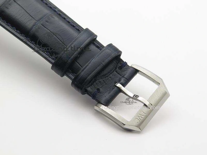 Ingeniuer St.Laurens SS Blue Dial MKF 1:1 V2 Best Edition On Black Leather Strap A UrbanStyle 7353