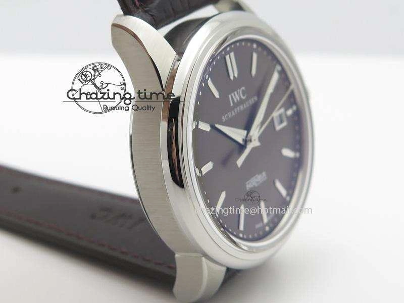 WaterResistant Ingeniuer St.Laurens SS Brown Dial MKF 1:1 V2 Best Edition On Black Leather Strap A 7352
