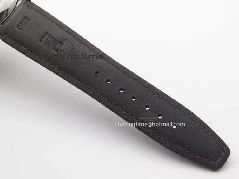 WaterResistant Ingeniuer St.Laurens SS Brown Dial MKF 1:1 V2 Best Edition On Black Leather Strap A 7352