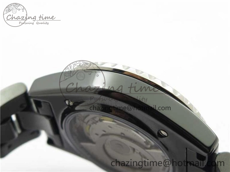 Stylish J12 38mm BV+ 1:1 Best Edition Black Korea Ceramic Black Dial Crystal Markers on Bracelet Calibre 12. 6484