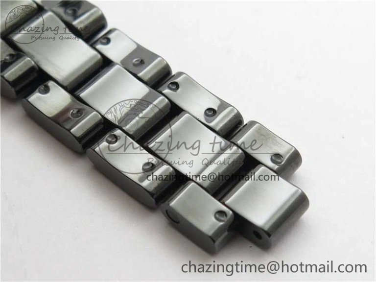 Stylish J12 38mm BV+ 1:1 Best Edition Black Korea Ceramic Black Dial Crystal Markers on Bracelet Calibre 12. 6484