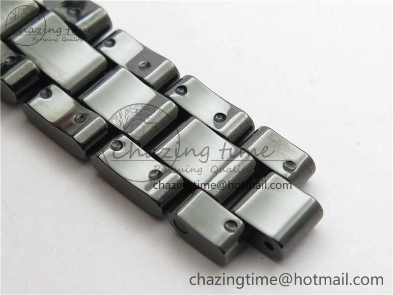 Stylish J12 38mm BV+ 1:1 Best Edition Black Korea Ceramic Black Dial Crystal Markers on Bracelet Calibre 12. 6484