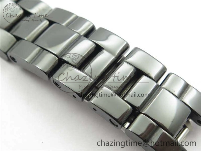 Casual J12 38mm BV+ 1:1 Best Edition Black Korea Ceramic Black Dial Numeral Markers on Bracelet Calibre 12. 6483