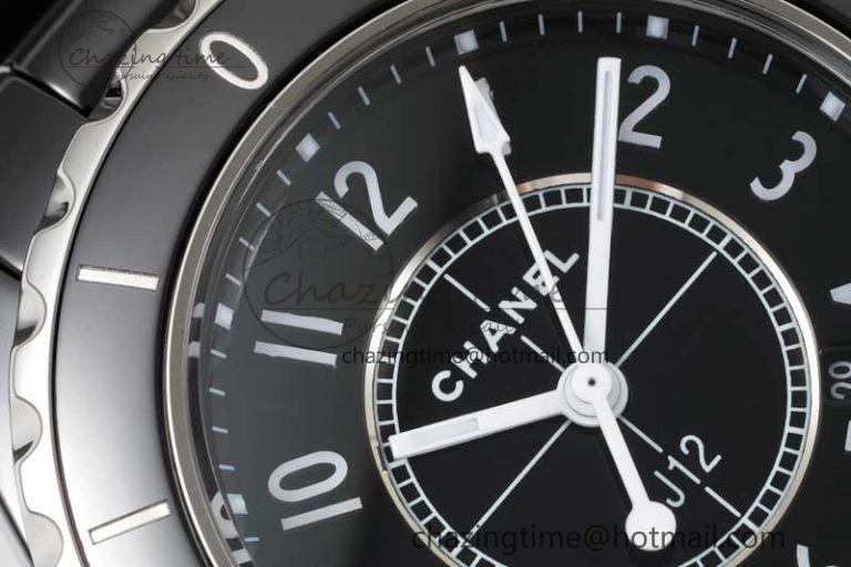 J13 33mm Black Korea Ceramic HTF 1:1 Best Edition Black Dial on Bracelet Swiss Quartz Unique 6478