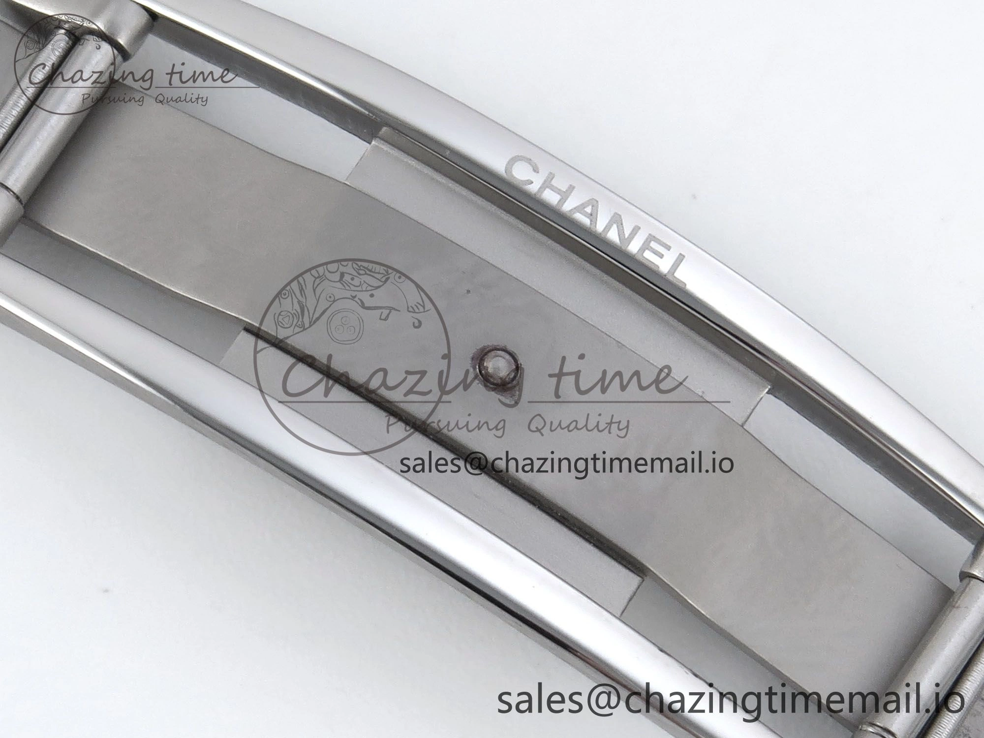 FreshLook J13 33mm HTF 1:1 Best Edition Black Korea Ceramic Numeral Markers Dial on Bracelet A12. 6421