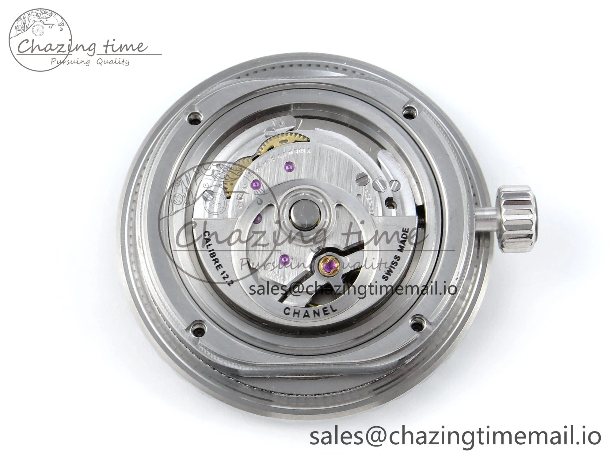 FreshLook J13 33mm HTF 1:1 Best Edition Black Korea Ceramic Numeral Markers Dial on Bracelet A12. 6421