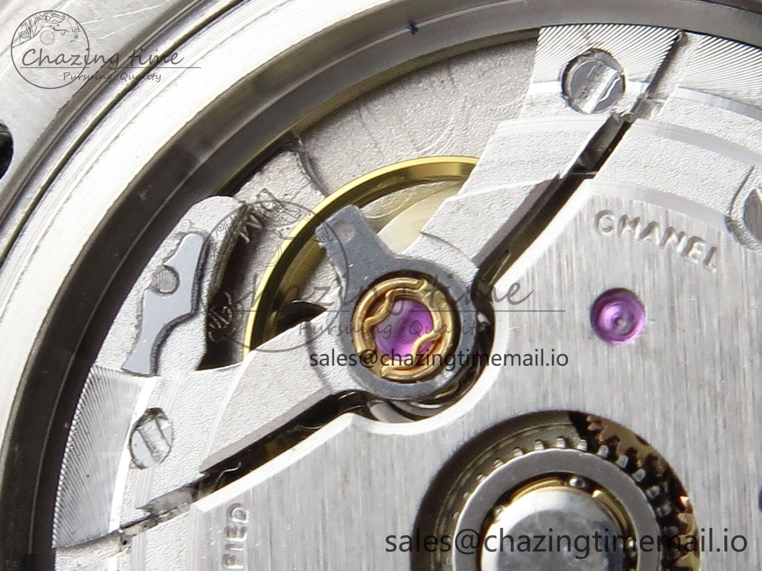 FreshLook J13 33mm HTF 1:1 Best Edition Black Korea Ceramic Numeral Markers Dial on Bracelet A12. 6421
