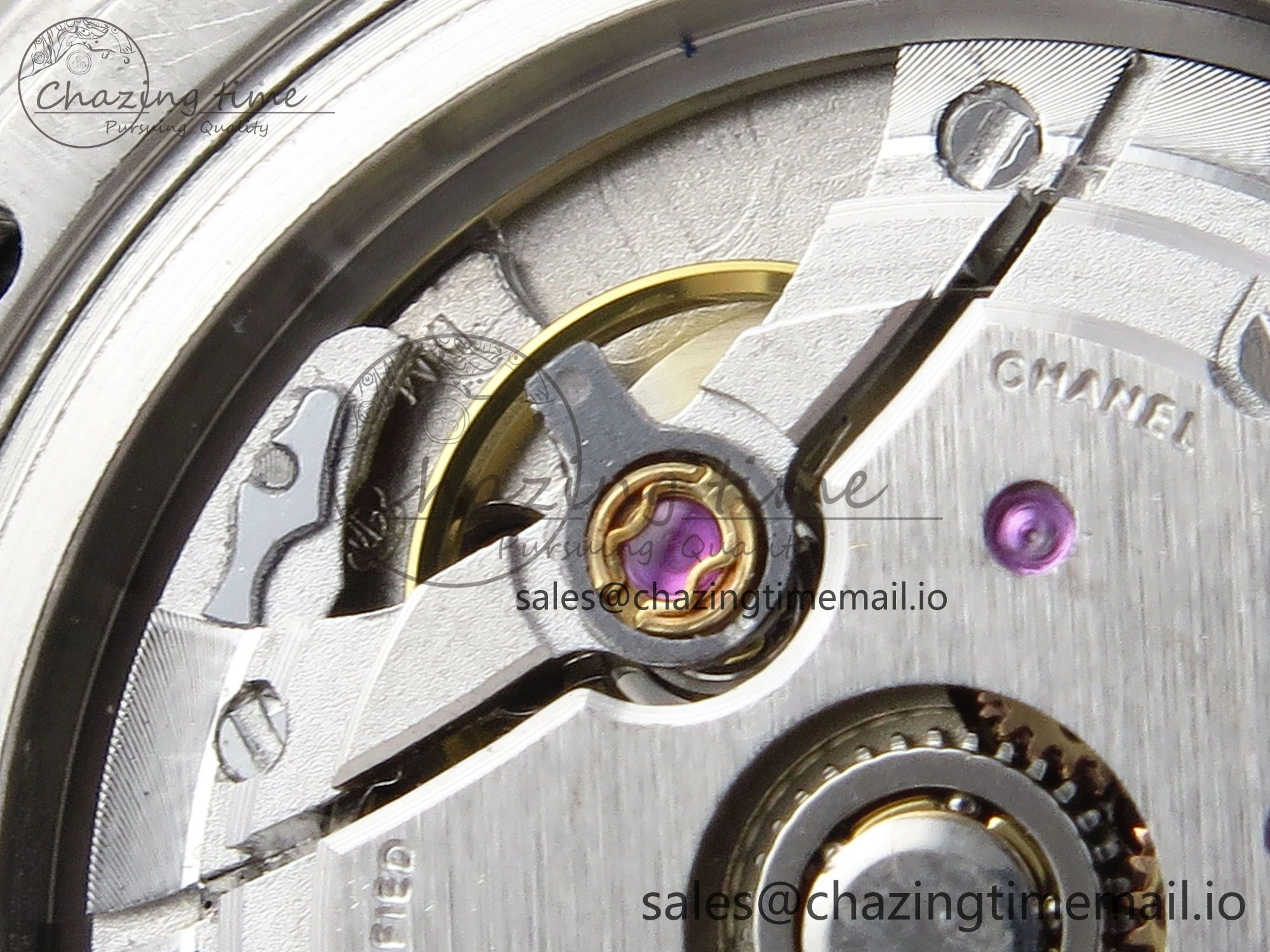 FreshLook J13 33mm HTF 1:1 Best Edition Black Korea Ceramic Numeral Markers Dial on Bracelet A12. 6421