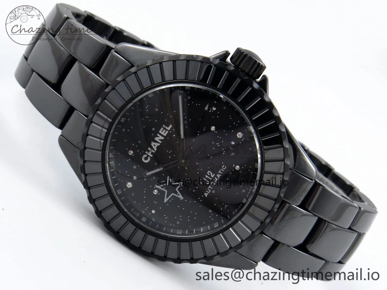 EyeCatching J13 33mm HTF 1:1 Best Edition Black Starry Sky Dial on Bracelet A12. 6415