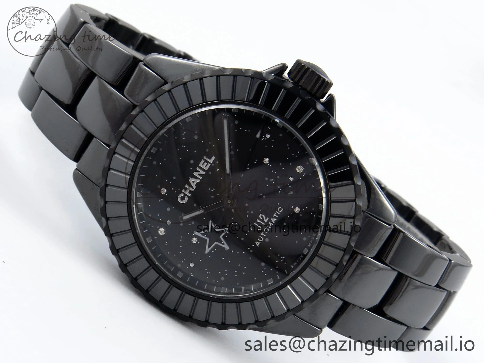 EyeCatching J13 33mm HTF 1:1 Best Edition Black Starry Sky Dial on Bracelet A12. 6415