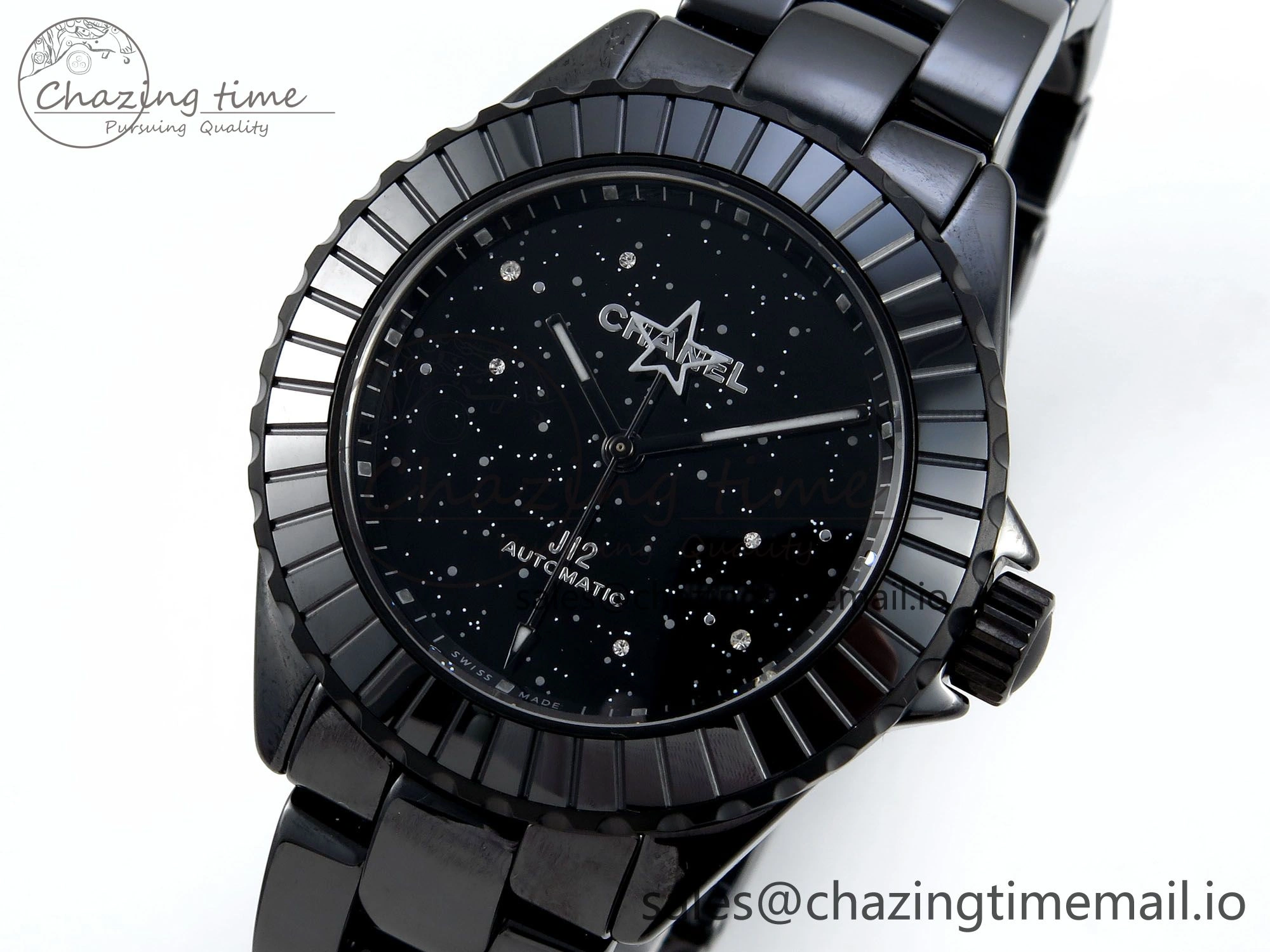 EyeCatching J13 33mm HTF 1:1 Best Edition Black Starry Sky Dial on Bracelet A12. 6415