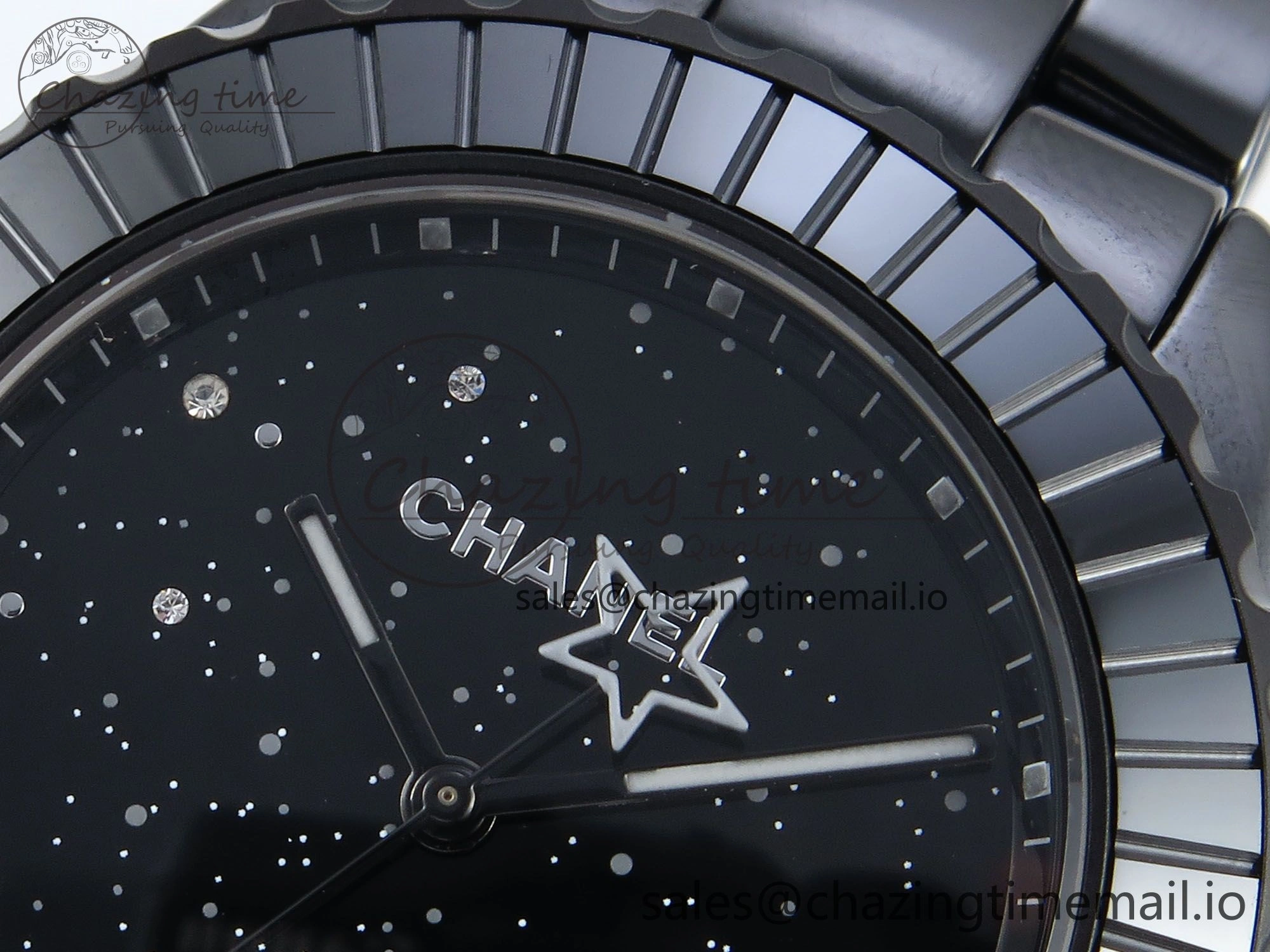 EyeCatching J13 33mm HTF 1:1 Best Edition Black Starry Sky Dial on Bracelet A12. 6415