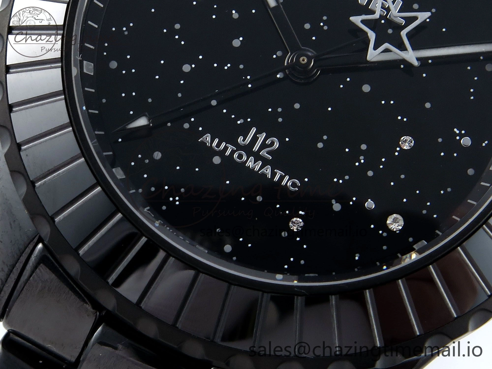 EyeCatching J13 33mm HTF 1:1 Best Edition Black Starry Sky Dial on Bracelet A12. 6415