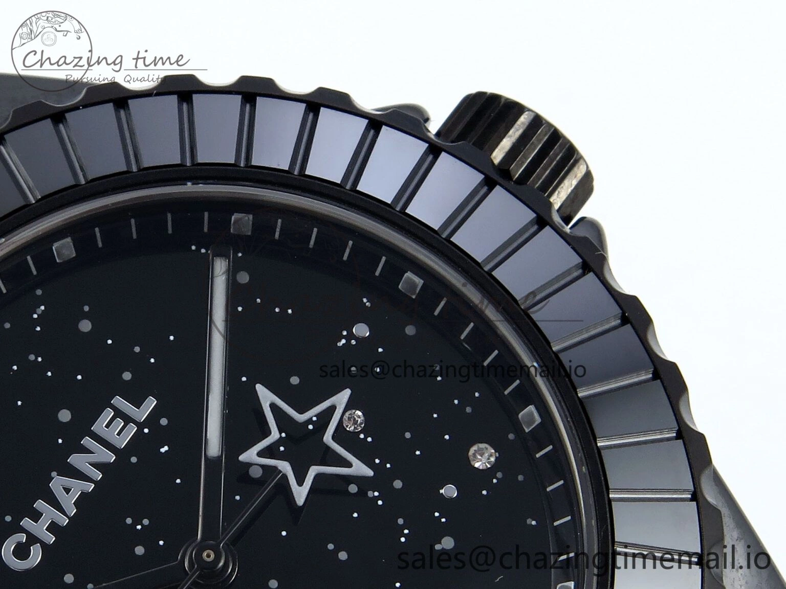 EyeCatching J13 33mm HTF 1:1 Best Edition Black Starry Sky Dial on Bracelet A12. 6415