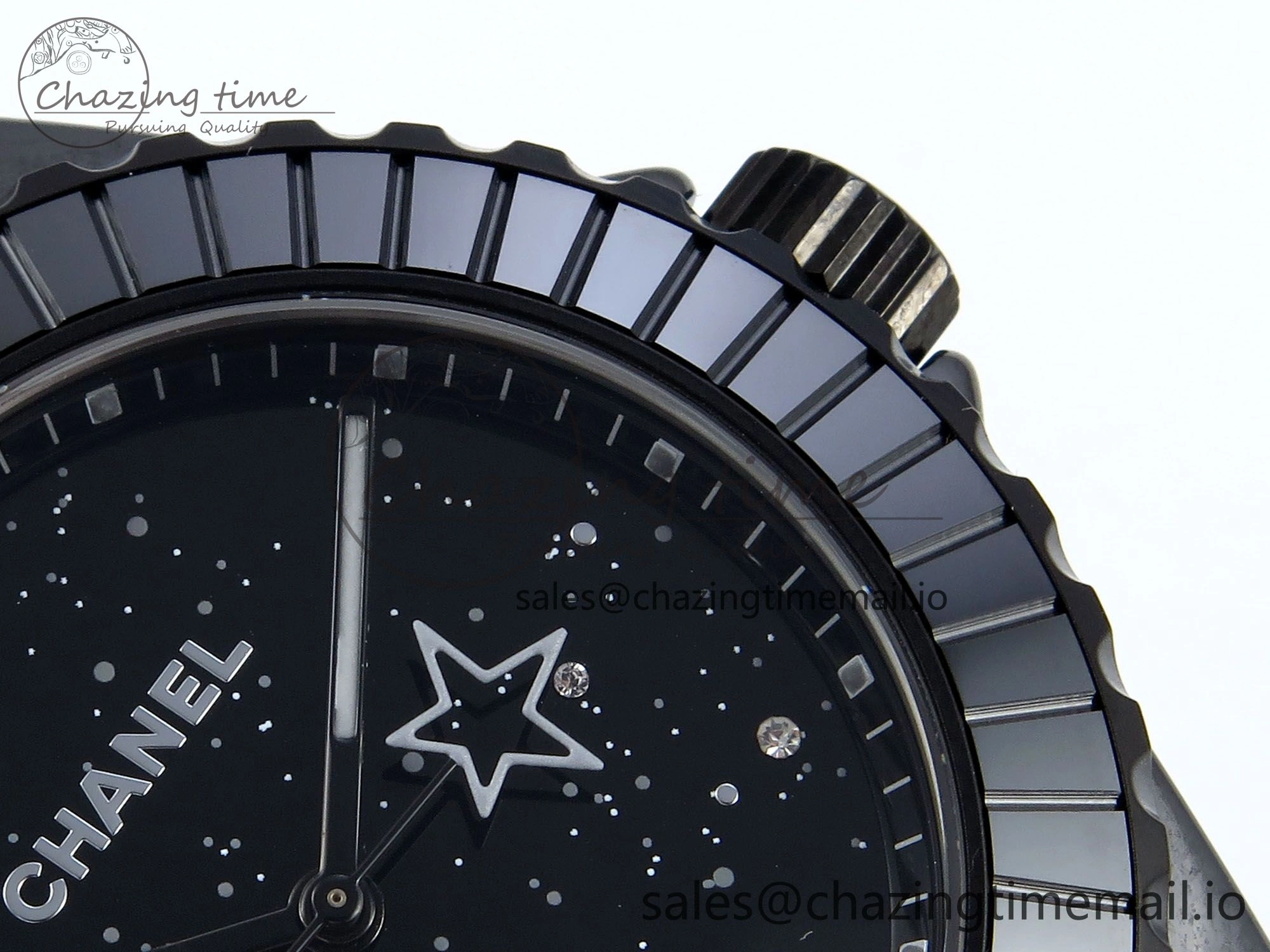 EyeCatching J13 33mm HTF 1:1 Best Edition Black Starry Sky Dial on Bracelet A12. 6415