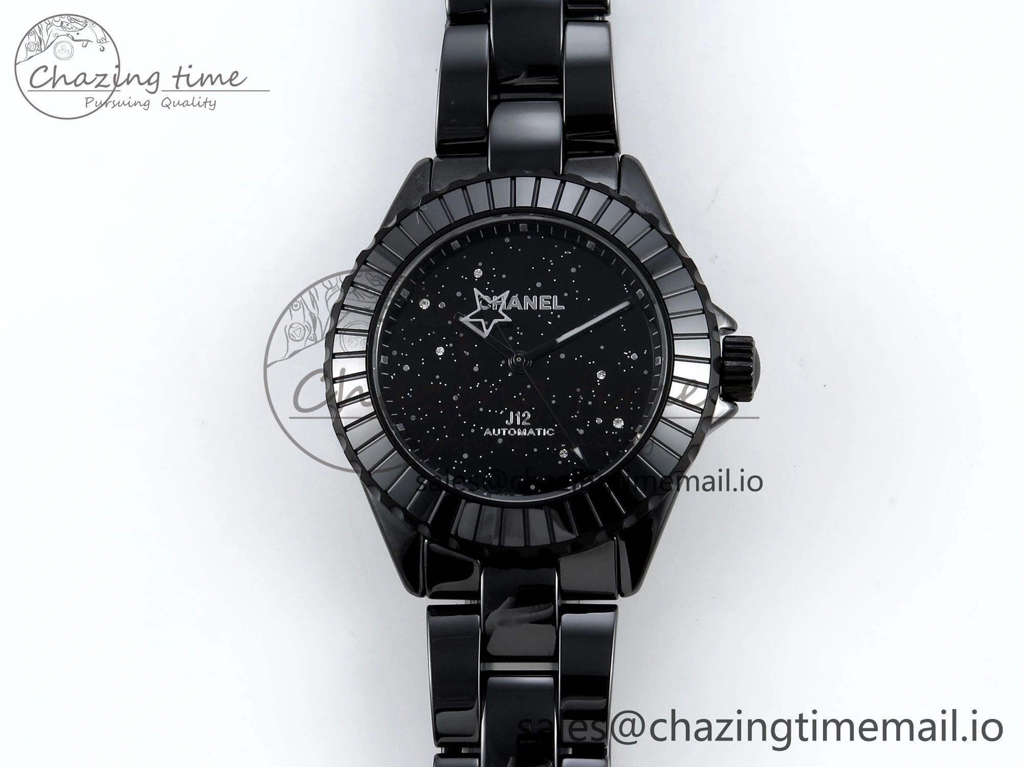EyeCatching J13 33mm HTF 1:1 Best Edition Black Starry Sky Dial on Bracelet A12. 6415
