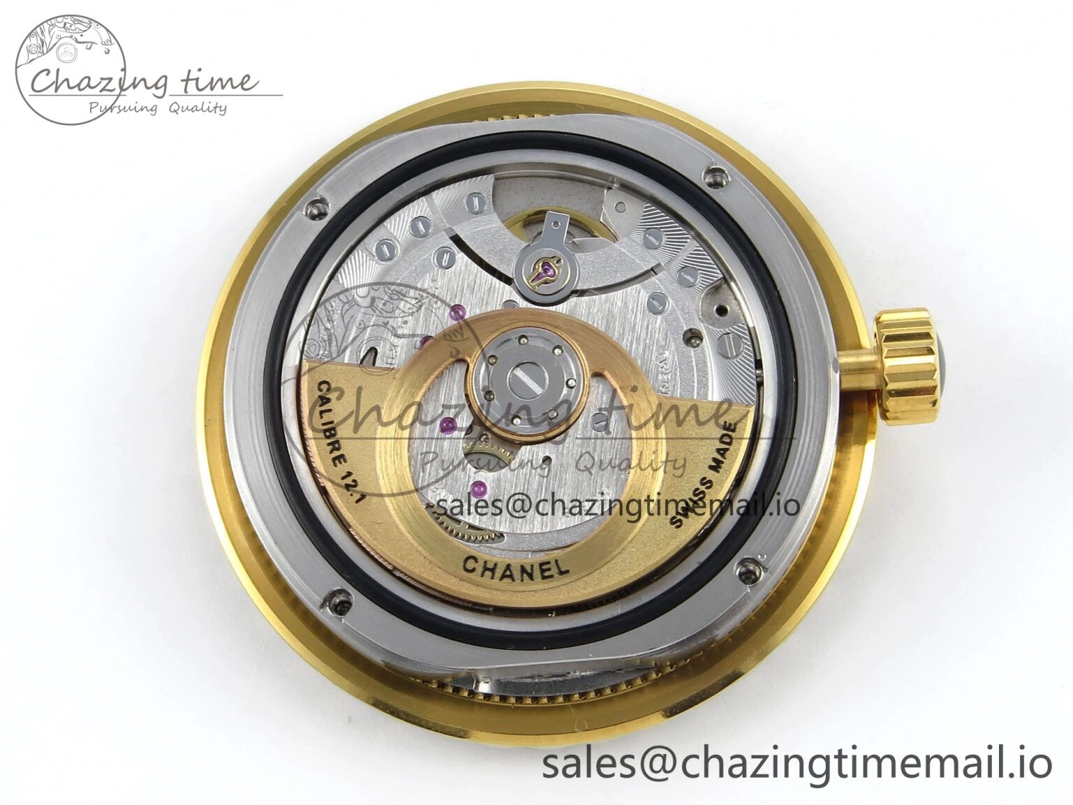 Elegant J13 33mm HTF 1:1 Best Edition Black YG Dial on Bracelet A12. 6413
