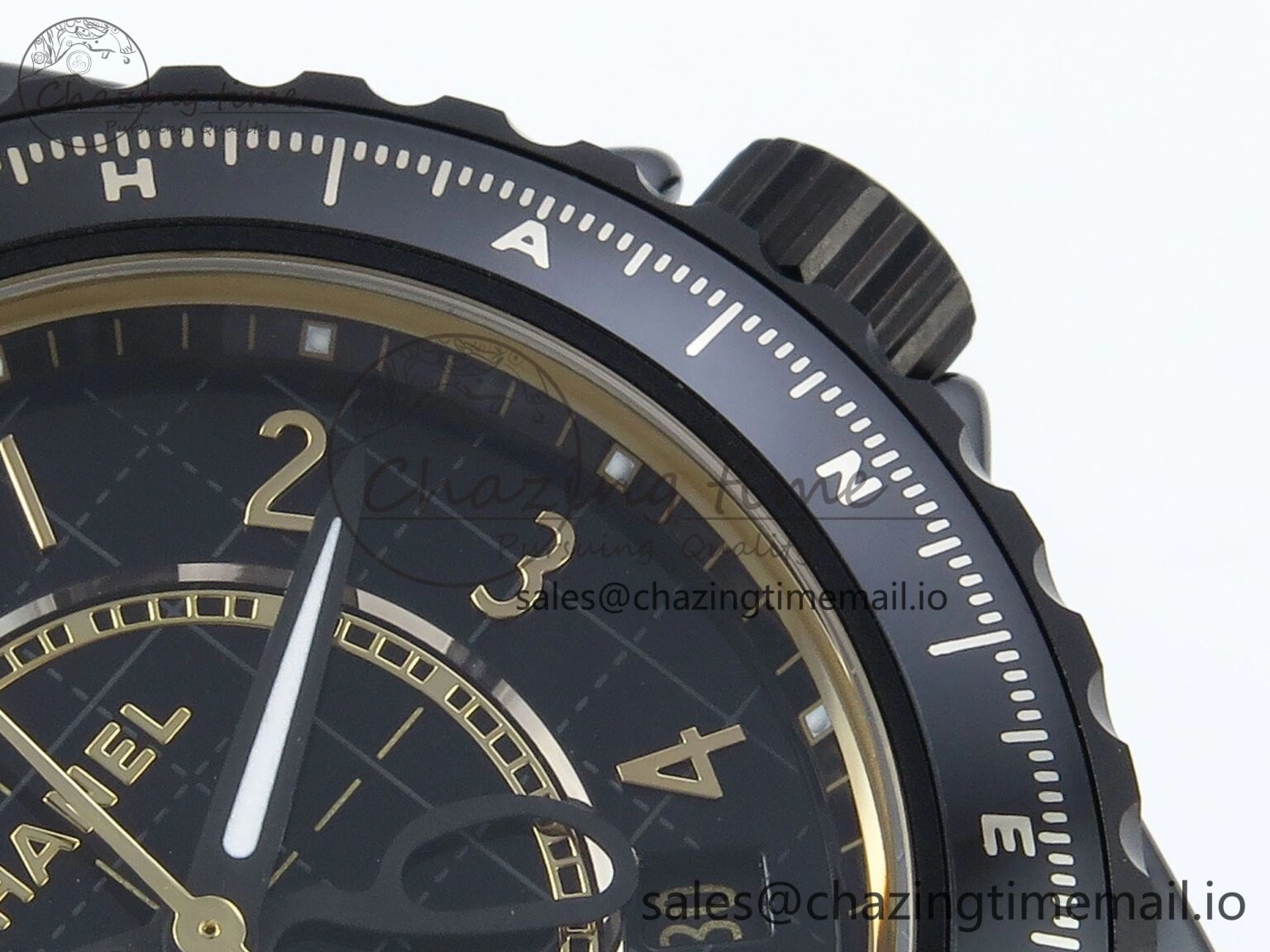 SunProtective J13 33mm HTF 1:1 Best Edition Black YG Plaid Dial on Bracelet A12. 6414