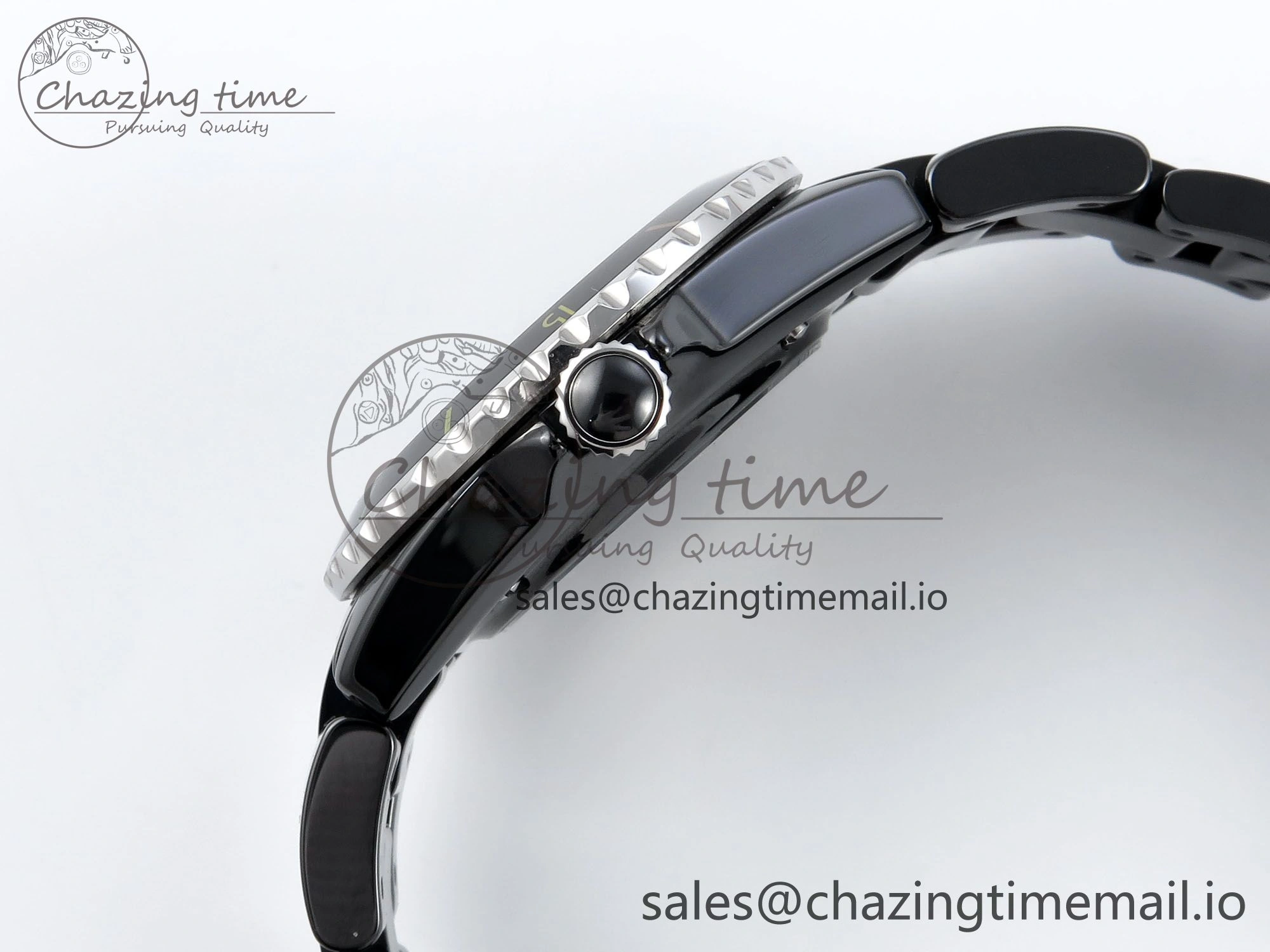 HighQuality J13 33mm HTF 1:1 Best Edition Rainbow Numeral Markers Dial on Bracelet A12. 6417
