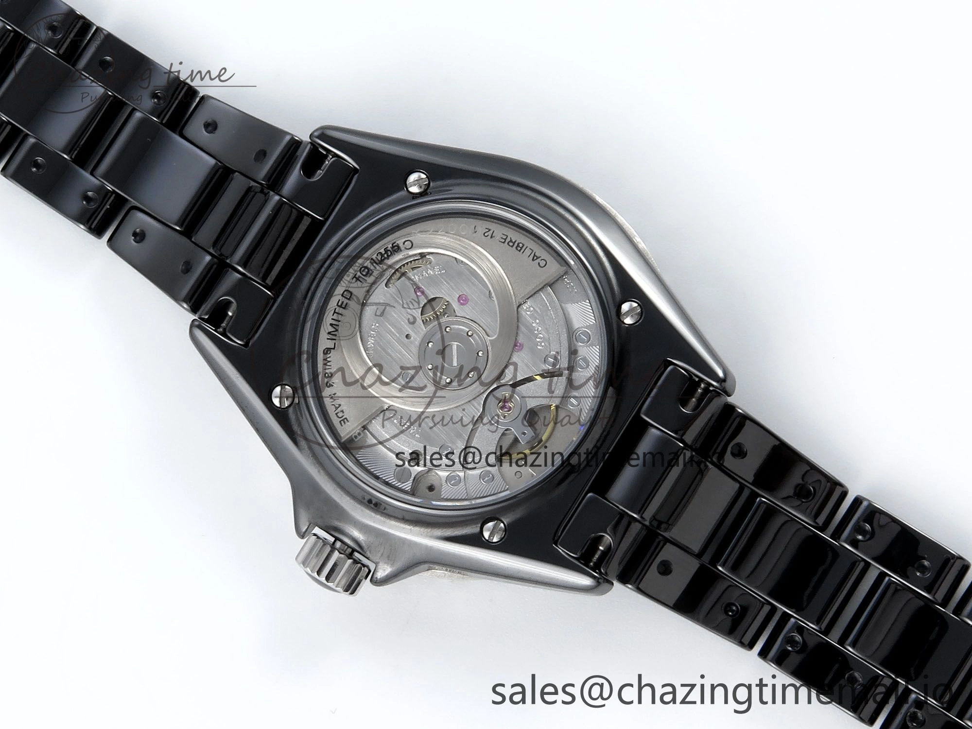 HighQuality J13 33mm HTF 1:1 Best Edition Rainbow Numeral Markers Dial on Bracelet A12. 6417