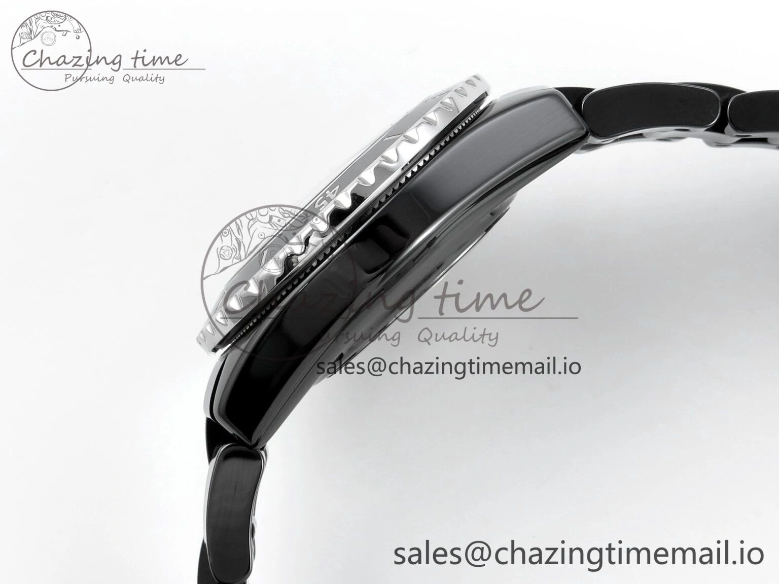 Soft J13 33mm HTF 1:1 Best Edition Rainbow Numeral Markers Dial on Bracelet Swiss Quartz 6418