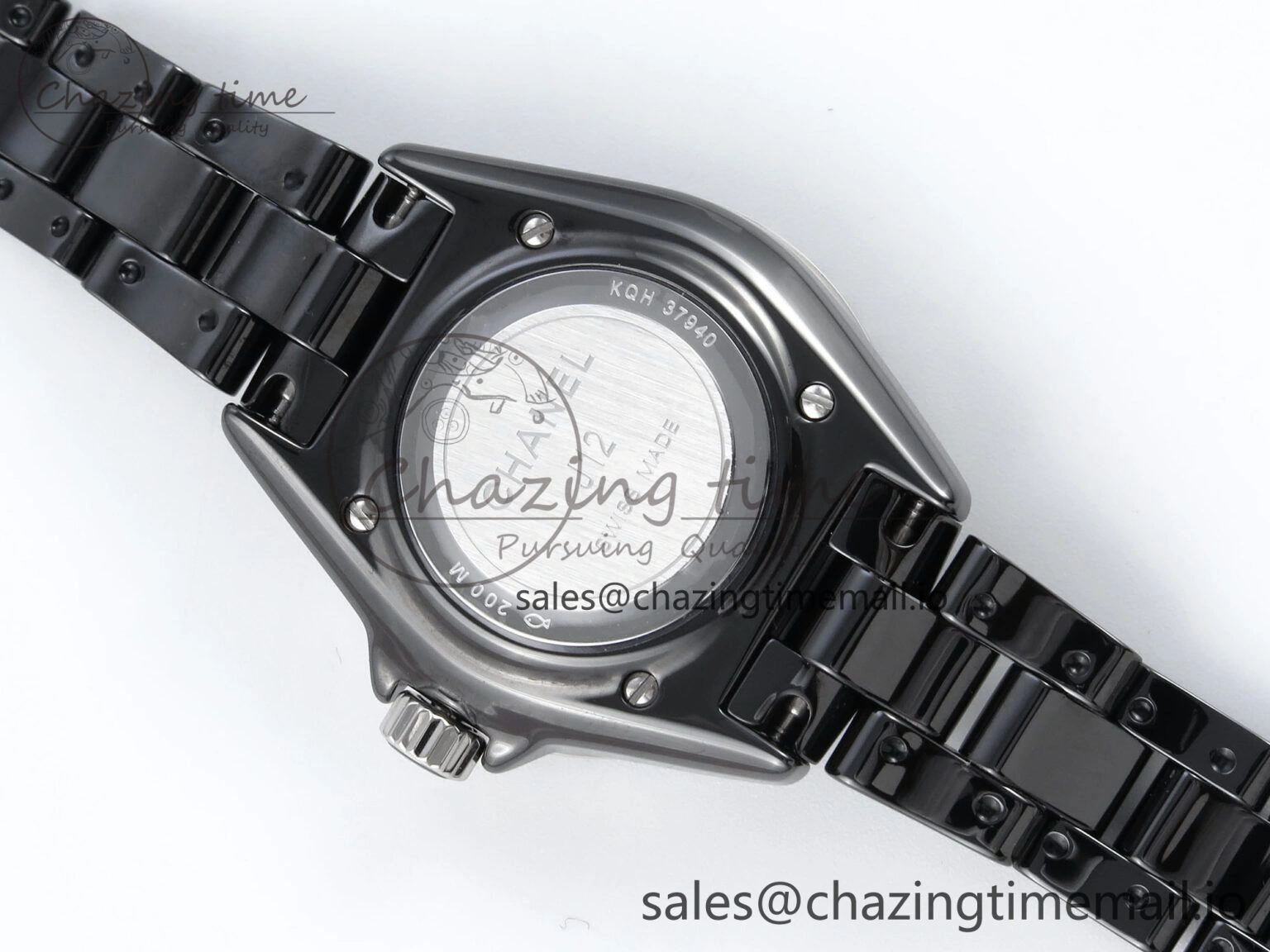 Soft J13 33mm HTF 1:1 Best Edition Rainbow Numeral Markers Dial on Bracelet Swiss Quartz 6418