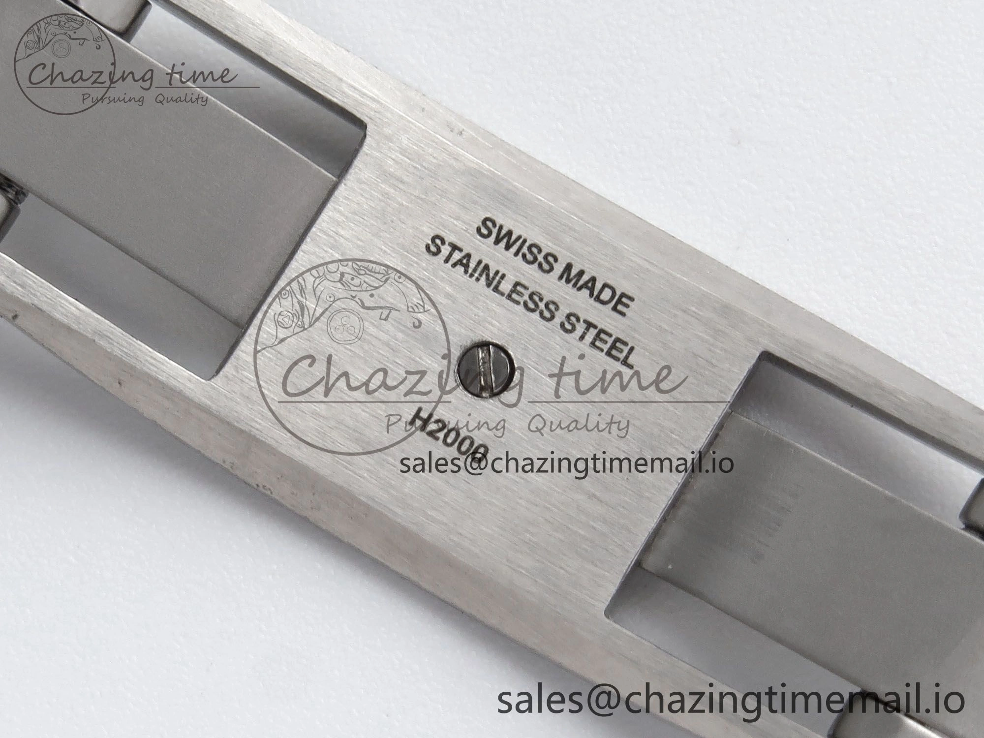 J13 33mm HTF 1:1 Best Edition White Ceramic Numeral Markers Dial on Bracelet Swiss Quartz SmoothTexture 6432